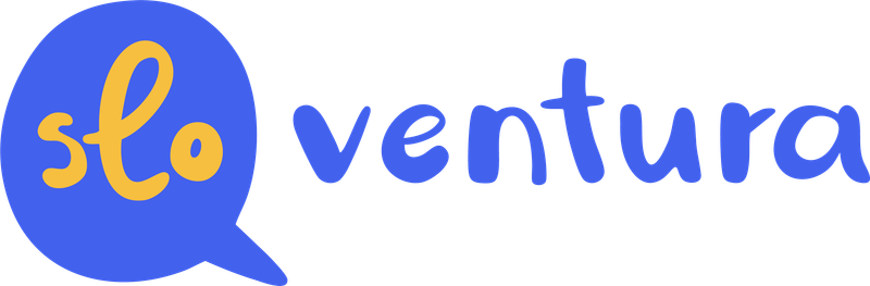 Sloventura s Sašo, poučevanje slovenščine za tujce, Oleksandra Riazanova s.p. logo