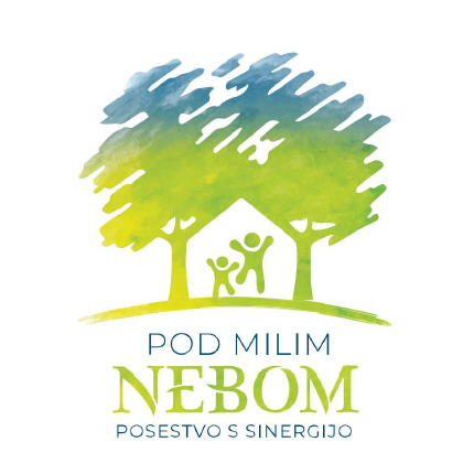 POD MILIM NEBOM, posestvo s sinergijo logo