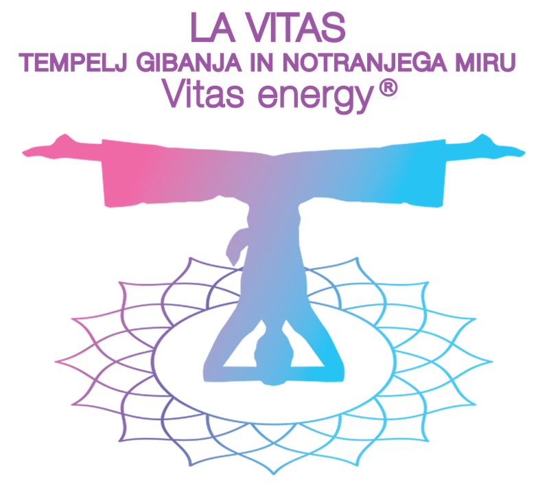 Mojca Ribič s.p. / LA VITAS, TEMPELJ GIBANJA IN NOTRANJEGA MIRU, VITAS ENERGY logo